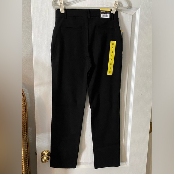 NWT. Hilary Radley size Small black dress pants. Pull on, textured material - Picture 4 of 5
